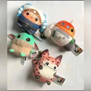 Star Wars Ahsoka Collection Bundle - 5" Cuutopia Plush BRAND NEW w/TAGS